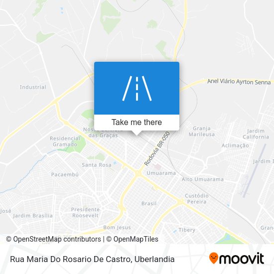 Rua Maria Do Rosario De Castro map