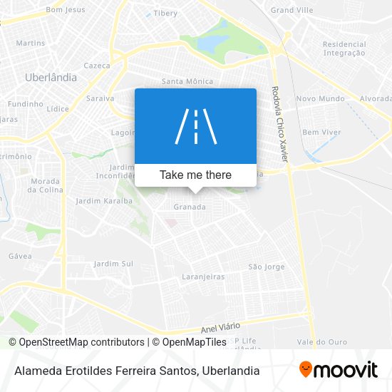Alameda Erotildes Ferreira Santos map