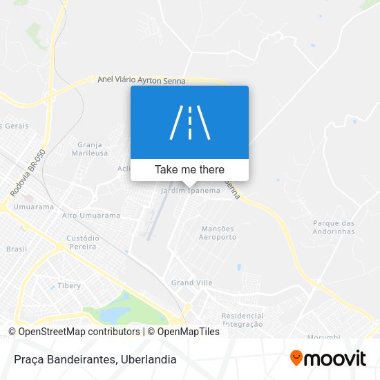 Praça Bandeirantes map