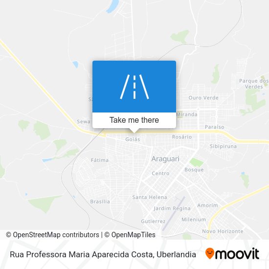 Rua Professora Maria Aparecida Costa map