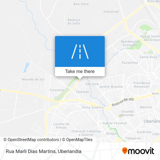 Rua Marli Dias Martins map