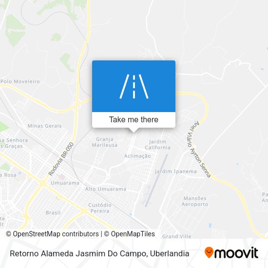Retorno Alameda Jasmim Do Campo map