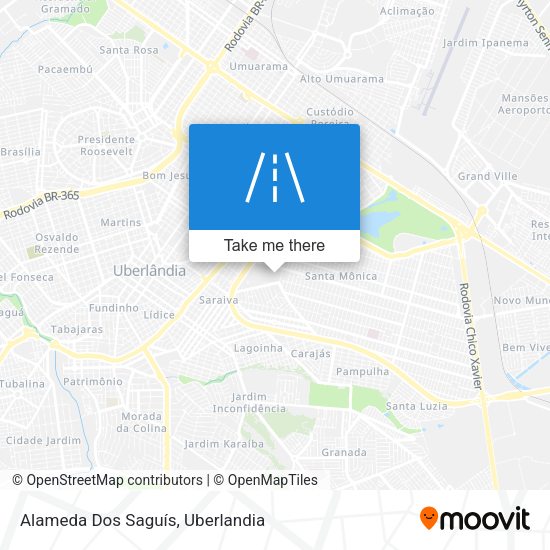Alameda Dos Saguís map