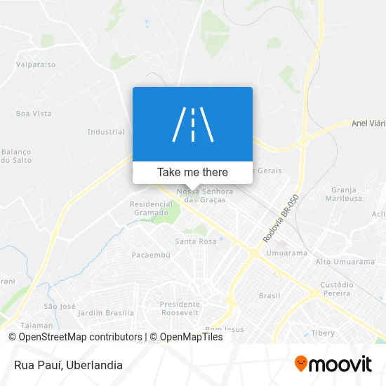 Rua Pauí map