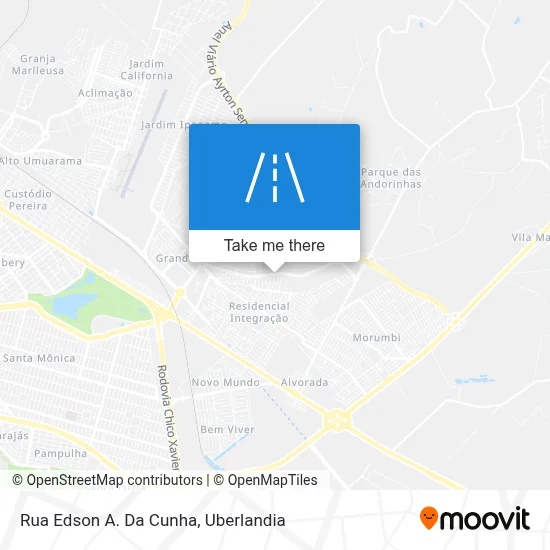 Rua Edson A. Da Cunha map