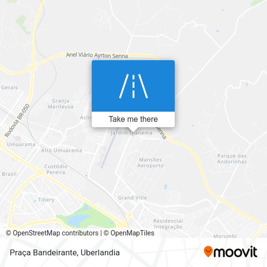 Praça Bandeirante map