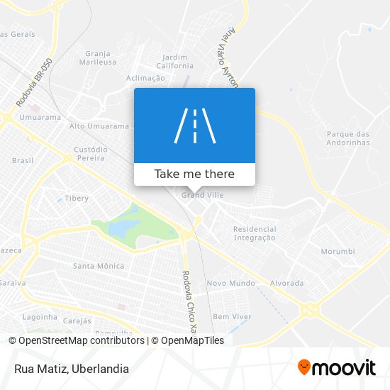 Rua Matiz map