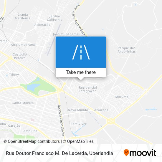 Rua Doutor Francisco M. De Lacerda map