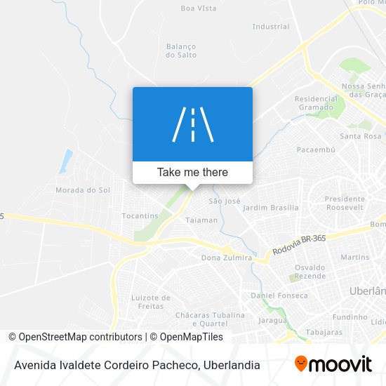Avenida Ivaldete Cordeiro Pacheco map