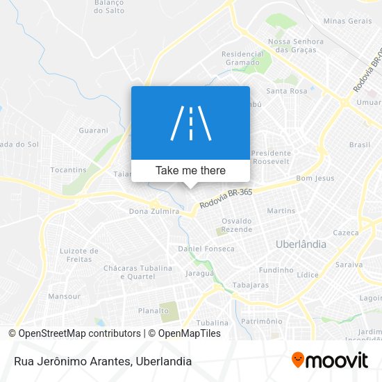 Rua Jerônimo Arantes map