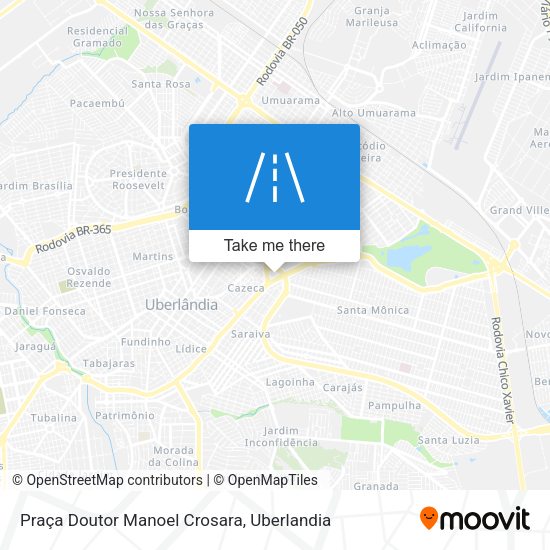 Praça Doutor Manoel Crosara map