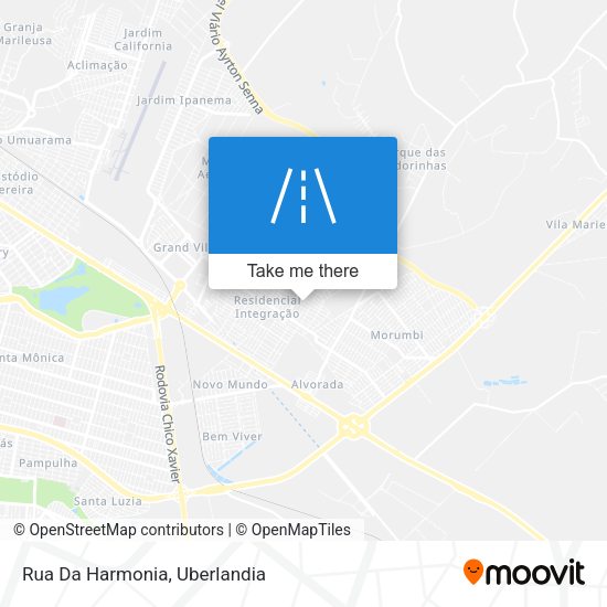 Rua Da Harmonia map