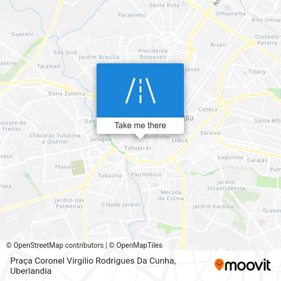 Praça Coronel Virgílio Rodrigues Da Cunha map