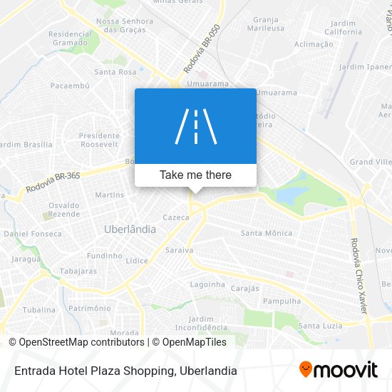 Entrada Hotel Plaza Shopping map