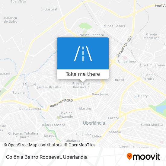 Colônia Bairro Roosevet map