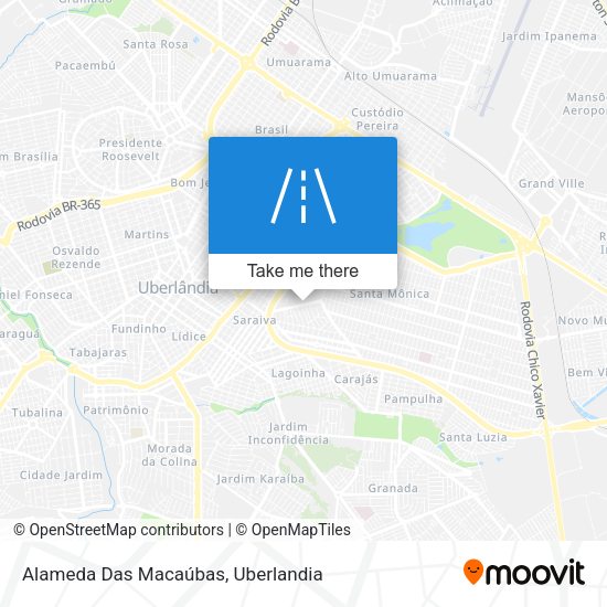 Alameda Das Macaúbas map
