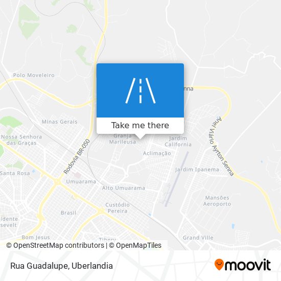 Rua Guadalupe map