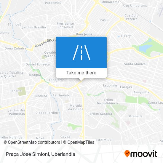 Praça Jose Simioni map