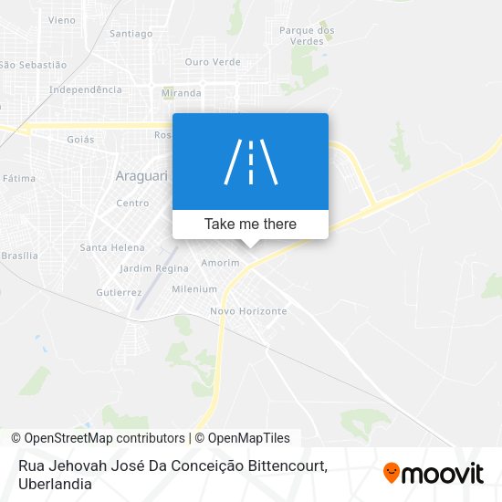 Rua Jehovah José Da Conceição Bittencourt map