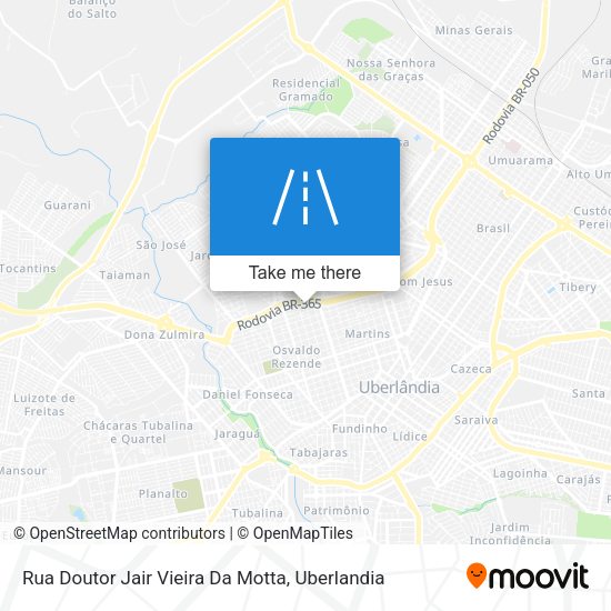 Rua Doutor Jair Vieira Da Motta map
