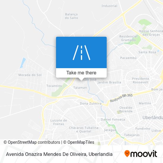 Avenida Onazira Mendes De Oliveira map