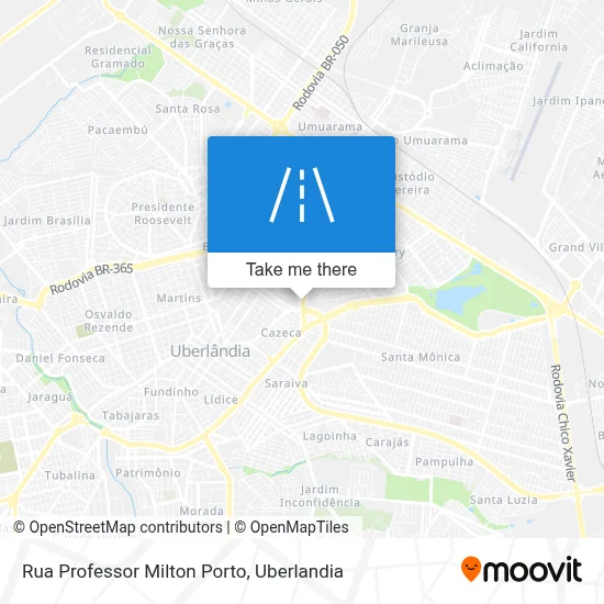 Rua Professor Milton Porto map