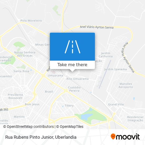 Rua Rubens Pinto Junior map