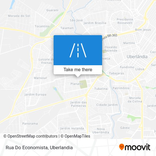 Rua Do Economista map
