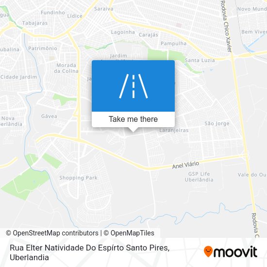 Rua Elter Natividade Do Espírto Santo Pires map