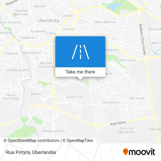 Rua Potyra map