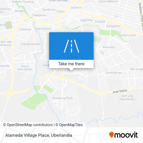 Alameda Village Place map