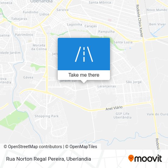 Rua Norton Regal Pereira map