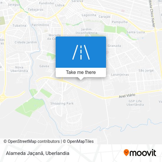 Alameda Jaçanã map