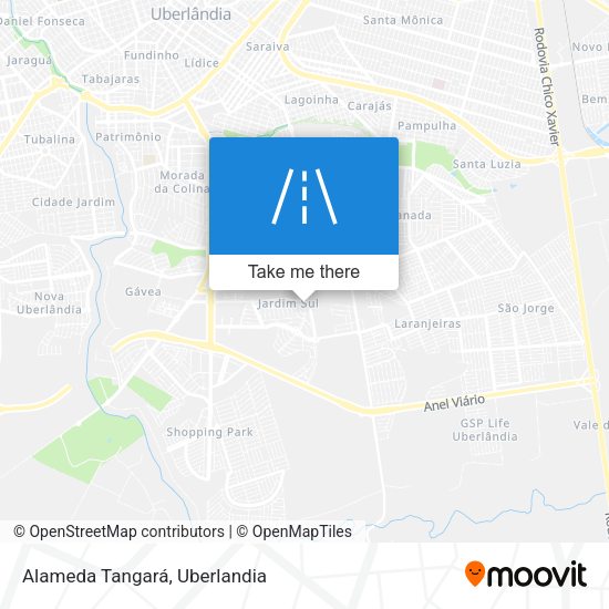 Alameda Tangará map