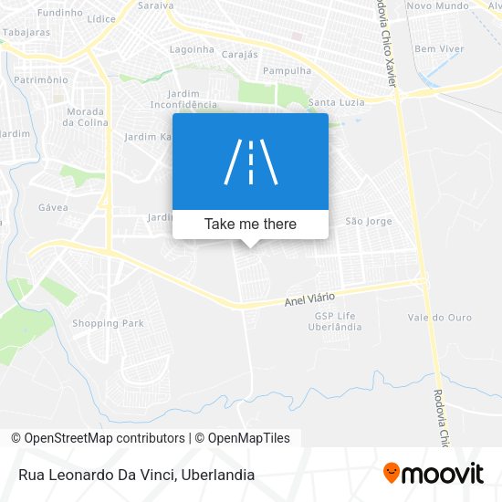 Rua Leonardo Da Vinci map