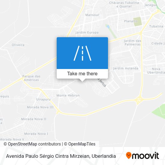 Avenida Paulo Sérgio Cintra Mirzeian map