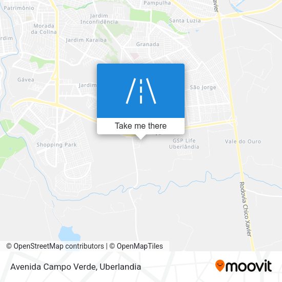 Avenida Campo Verde map