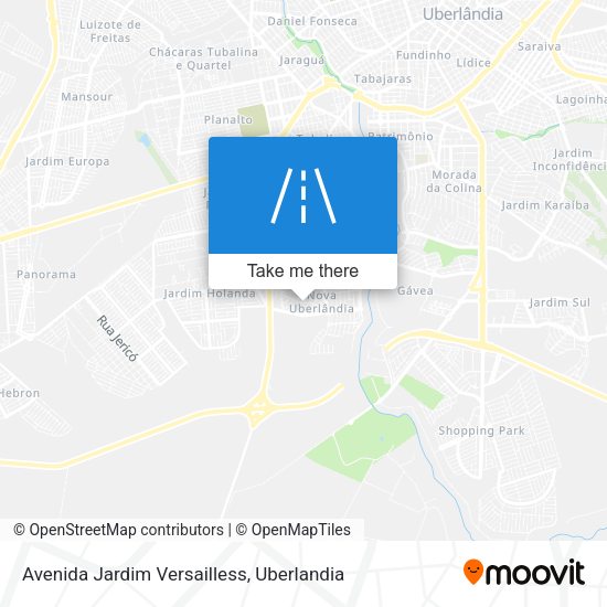 Avenida Jardim Versailless map
