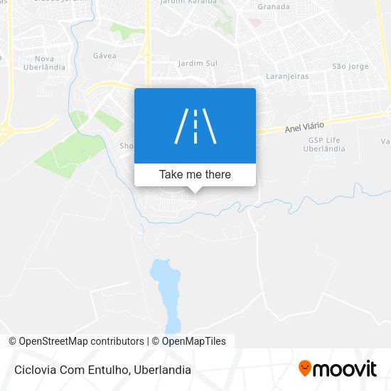 Ciclovia Com Entulho map