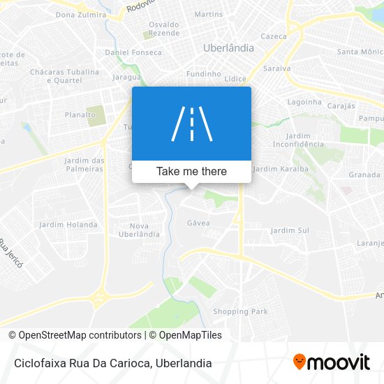 Ciclofaixa Rua Da Carioca map