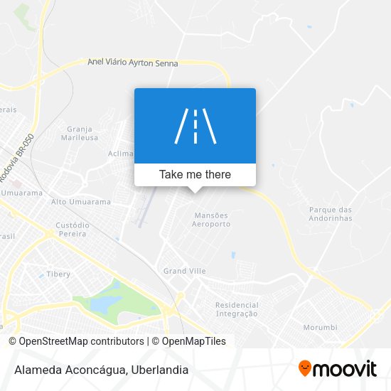 Alameda Aconcágua map