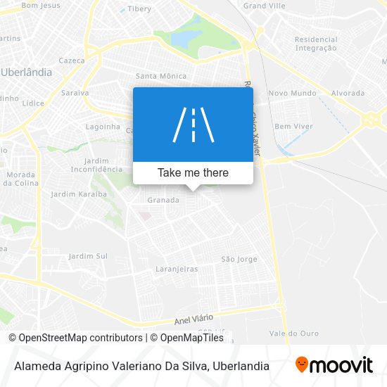 Alameda Agripino Valeriano Da Silva map