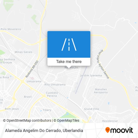 Alameda Angelim Do Cerrado map