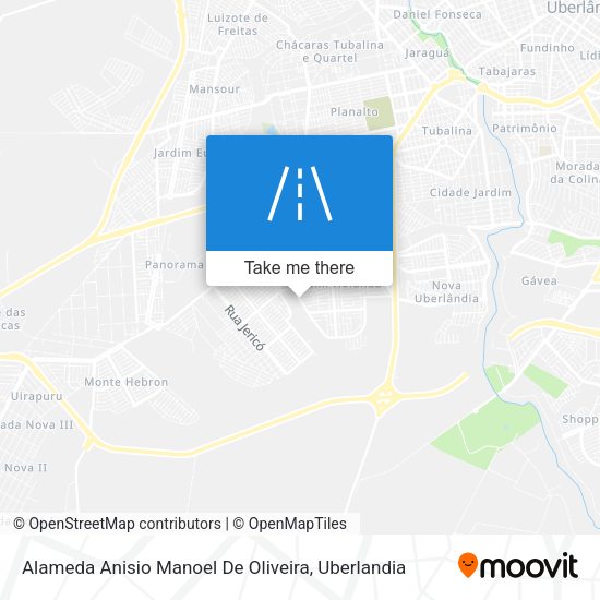 Alameda Anisio Manoel De Oliveira map