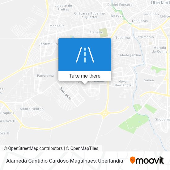 Alameda Cantidio Cardoso Magalhães map