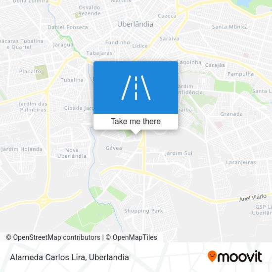 Alameda Carlos Lira map