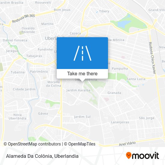 Alameda Da Colônia map