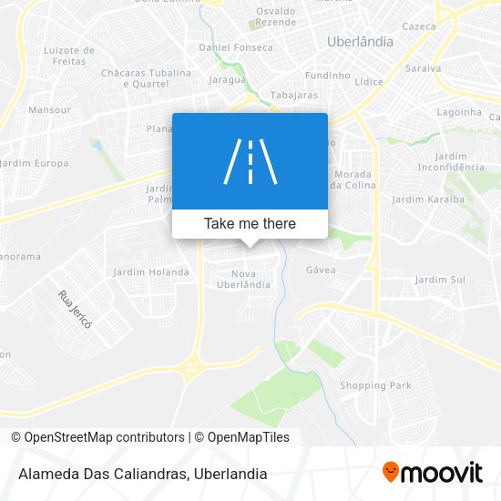 Alameda Das Caliandras map