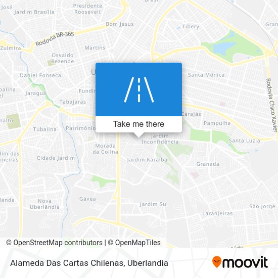 Alameda Das Cartas Chilenas map