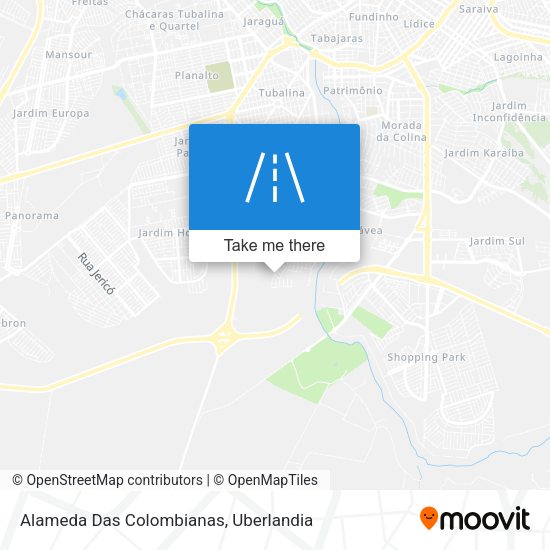 Alameda Das Colombianas map